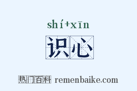 识心是什么意思的图片